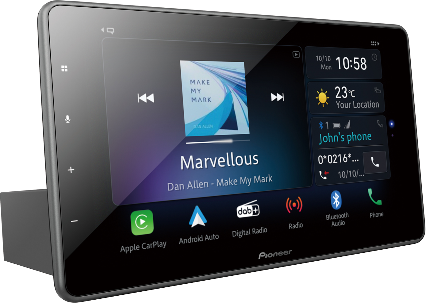 Pioneer SPH-EVO950DABANUNI - Multimedia systeem - 9" Touchscreen - ppl