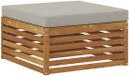 vidaXL - Voetenbank - Massief Acacia Hout - Naturel