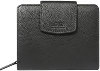 L.CREDI Maranello portemonnee leer 12,5 cm - Dames - Horizontaal - schwarz