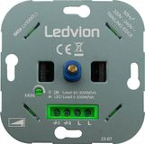 Ledvion - LED Dimmer - 0-150 Watt - Universeel - LED dimmer inbouw - Fase-afsnijdbaar - stopcontact