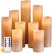 Goliving Led Kaarsen Met Afstandsbediening - Ø5,5 cm - Bewegende Vlam - Dimbaar - Timer Functie - Echte Wax - 2x Afstandsbediening - Set van 9