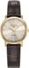 Roamer Classico Ladies - Boîtier en acier inoxydable - Cadran gris - Verre saphir - Bracelet en cuir marron - Montre intemporelle et élégante pour femme