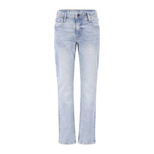 Retour Jeans straight leg jeans light blue denim