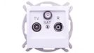 Ospel GPA-YSP/m/00 stopcontact, IP20, 71 mm, 38 mm, 71 mm, 105,5 g, wit