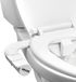 Vevor Bidet Toiletbevestiging Zelfreinigende Toiletbrilbevestiging met 2 Intrekbare Sproeiers & Verstelbare Waterdruk & Dubbele Knop (Handgreepstijl), Eenvoudig Te Installeren Koudwatersproeier