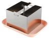 Merkloos Tofu-maker - Roestvrij staal - Tofu-pers - Vorm voor sojabonen - Zelf tofu maken - 12 x 12 x 9 cm - Stabiel en praktisch