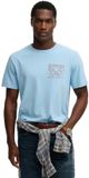 Superdry T-shirt Outdoors Mountain Rlxd Tee M1012358a Vyj Seafoam Blue Hommes Taille - S