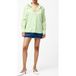 French Connection Cambria Cotton Ls Broderie Shi Apple Green Taille: 12 | Manches longues Outlet | Femme | Vert