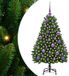 vidaXL Kunstkerstboom 120 cm 150 LED's Warmwit PVC en Staal Groen