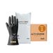 Ansell ActivArmr E013B Gants Electricien, Protection Électrique Classe 00 (Tension 500V), Gants Isolants en Latex de Caoutchouc Naturel, EPI pour Professionels, Noir, Taille M (1 Paire)