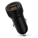 Motswedi Sigarettenaansteker USB, USB C + USB A, autolader, PD 30W + QC 4.0
