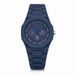 LGT JWLS Lookinggoodtoday Windsor Blauw Kunststof Horloge met Donkerblauwe Wijzerplaat