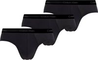Calvin Klein Lot de 3 Slips Homme - Noir/Noir - Taille S