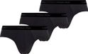 Calvin Klein Lot de 3 Slips Homme - Noir/Noir - Taille S