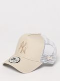 New Era 9FORTY AFrame Trucker NY Yankees Beige Hats