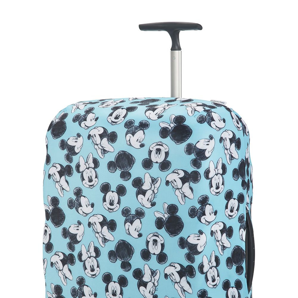 Samsonite Disney Lycra Cover M mickey/minnie blue Kofferhoes - Blauw