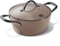 Cook and Pan Cook & Pan Honey Kookpan met Deksel Ø 22 cm RVS Taupe of Mind