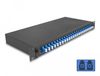 Delock 67009 Boîtier de répartiteur de fibre optique Noir Métal 482 x 220 x 44 mm