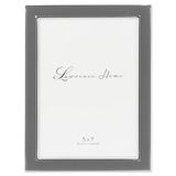 Lawrence Frames gepolijst emaille fotolijst, 5x7, grijs