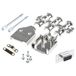 MH Connectors MHDM9-HD15FS-K D-sub connecteur mâle 180° Nombre de pôles : 15 Nez de soudure 1 pièce