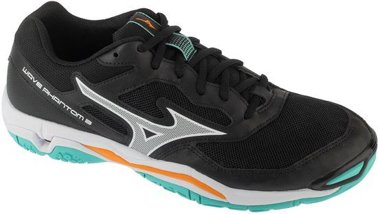 Mizuno Wave Phantom 3 Mannen Zwart Handbalschoenen Maat 46