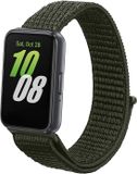 kwmobile nylon bandje voor Samsung Galaxy Fit 3 - Donkergroen
