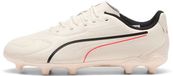 PUMA Jeugd KING 20 PLAY FG/AG Voetbalschoenen Almond