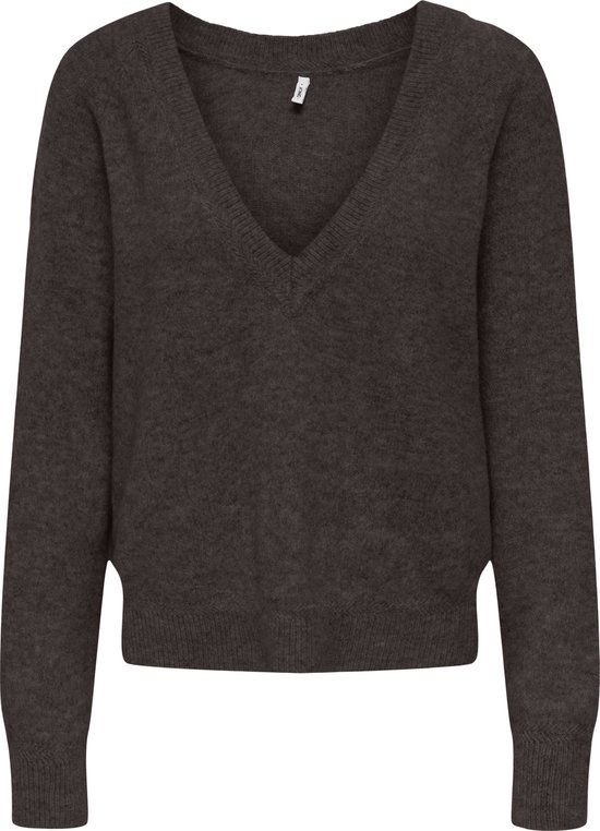 ONLY - ONLRENE LIFE LS V-NECK REVERSIBEL CC KNT - Dames - Gebreide truien