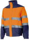 Velilla Bicolore Blouson XL Unisex Fluooranje/Navy Waterafstotend