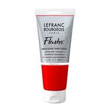 Lefranc Bourgeois 300511 Flashe acryl- en vinylverf, lichtecht, dekkend en bestand tegen veroudering - 80ml Tube, Fluorescent Red