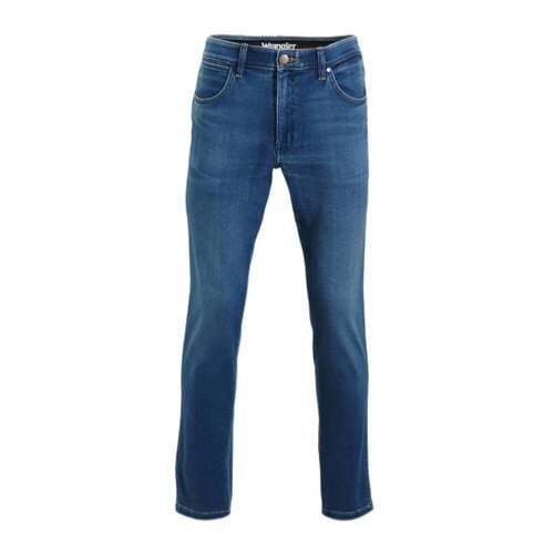 Wrangler Wrangler tapered fit jeans medium blue denim