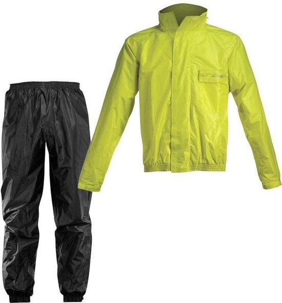 Acerbis Logo Geel Zwart 2-delig Regenpak - Jas