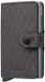 Secrid Miniwallet Optical Leren Portemonnee Grijs/Geel