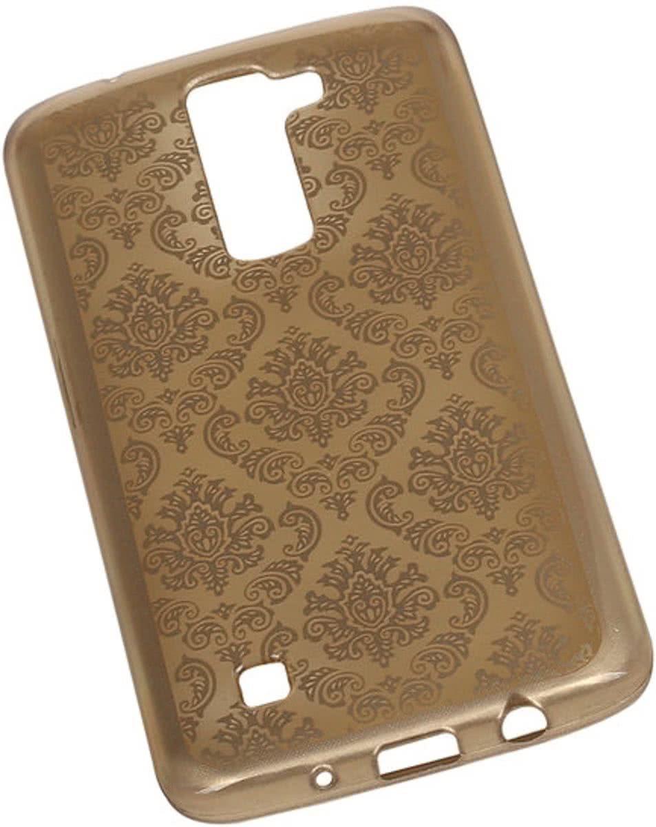 Best Cases Goud Brocant TPU back case cover hoesje voor LG K10 - 2018