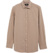 s.Oliver Chemise homme à manches longues et col Kent - Marron, Coton, Taille 40