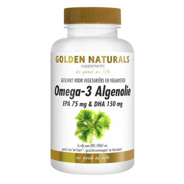 Golden Naturals Omega 3 Algenolie Capsules 60 st