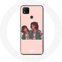 Maniacase Hoesje voor Xiaomi Redmi 9C Inktvis spel Ji Yeong en Kang Sae Byeok