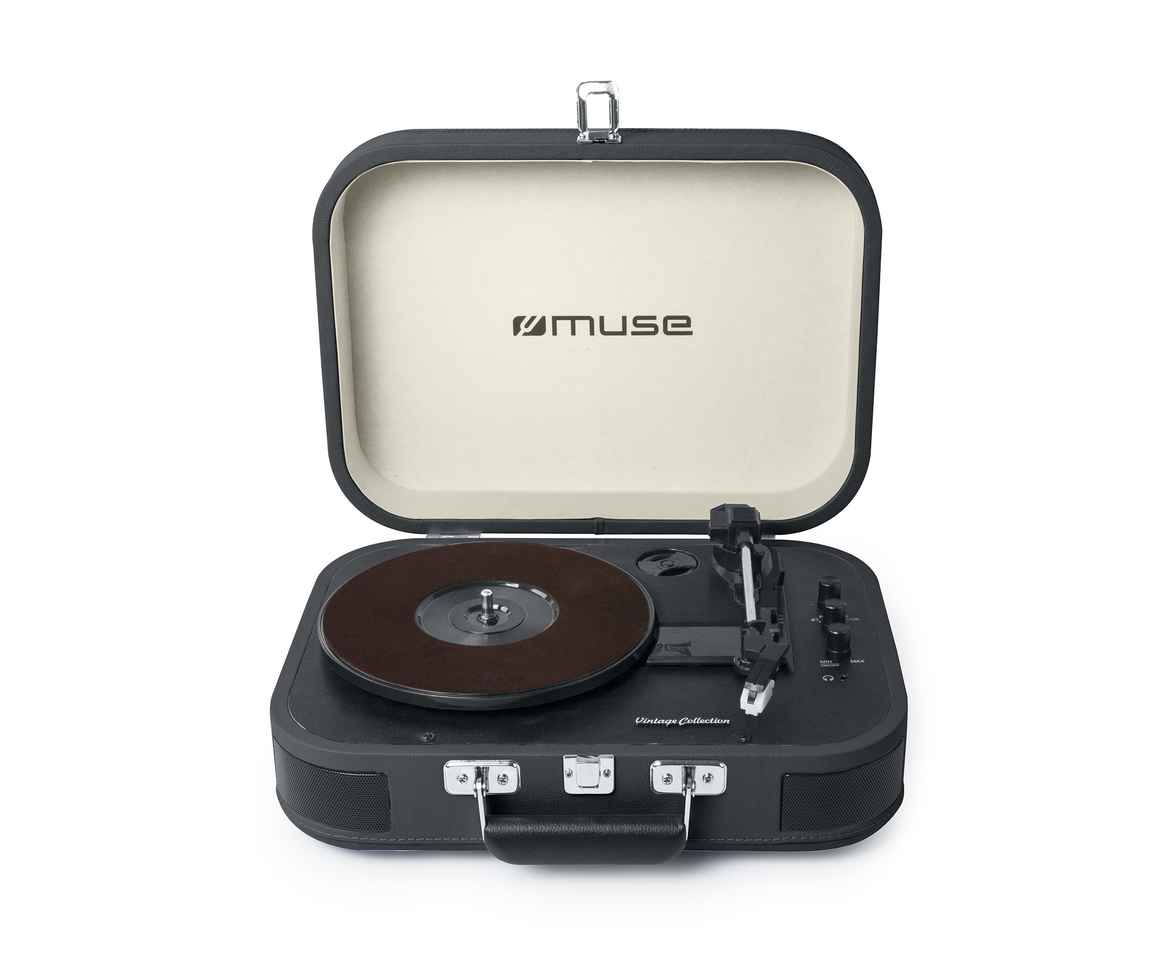 Muse MT-201 DG - Bluetooth kofferplatenspeler - Zwart