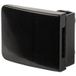 Siso SQUARE Double Door Adapter, Matte Black, 4-5mm Glass Thickness