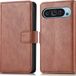 iMoshion Book Case hoesje voor Google Pixel 9 - Bruin - Met pasjeshouder