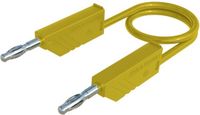 SKS Hirschmann CO MLN 50/1 Meetsnoer Banaanstekker 4 mm Banaanstekker 4 mm 0.50 m Geel 1 stuk(s)