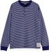 Scotch & Soda Heren Lange Mouwen Shirt XXL Blauw Katoen