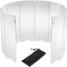 PolderCo B.V. Pare-vent en aluminium pour cuisinière à gaz - 10 lamelles - Sac de rangement - Pliable - Pliable - Coupe-vent - Argent