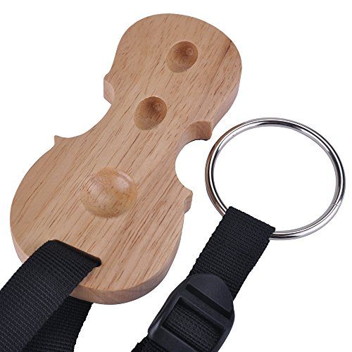 PUNK Effen hout Cello Endpin Rest anti-slip Stopper Ankerbeschermer (zwarte walnoot)