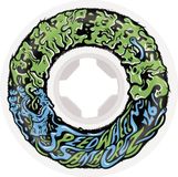 Santa Cruz 54mm Slime Balls Mini 97A roues de skateboard blanc vert bleu
