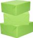 Bellatio Decorations Inpakpapier - 3 rollen - groen - 200x70 cm - cadeaupapier