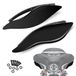 PBYMT Zijvleugels, luchtdeflectoren, kuip zijvleugel windscherm, kuip zijschild, rook verstelbare windgeleiders, compatibel voor Harley Davidson Electra Glide Street Glide Trike 2014-2022