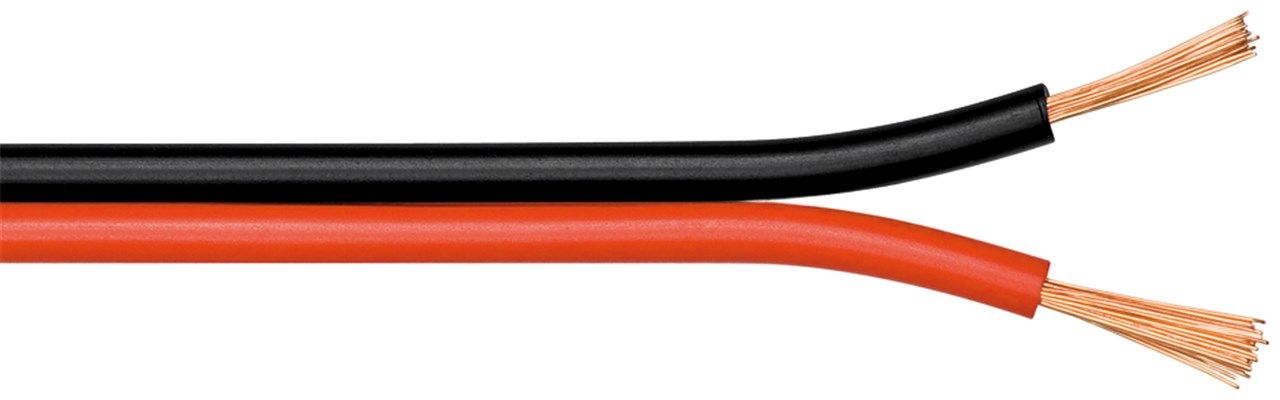 Goobay Speaker Cable - 50m - Black/Red