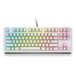 Alienware AW420K Gaming Toetsenbord zonder Numeriek Gedeelte, Compact Ontwerp, CHERRY MX Red Switches, USB, Anti-Ghosting, N-Key Rollover, AlienFX RGB Verlichting, QWERTY Toetsenbord - Lunar Light