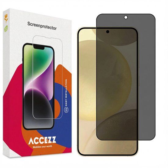 Accezz Screen Protector - Gehard Glas Privacy - Geschikt voor Samsung Galaxy S25 Plus